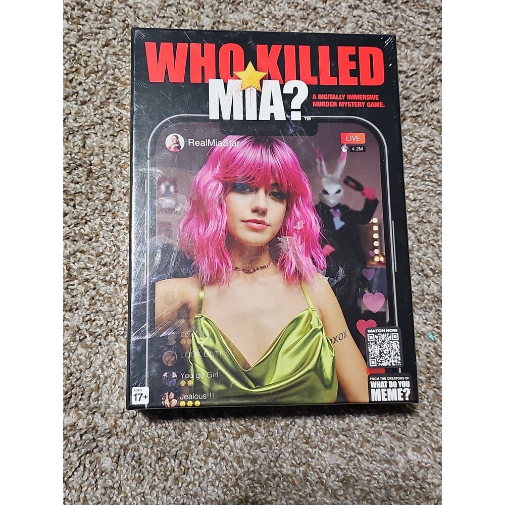 Who Killed Mia A Digitally Immersive Murder Mystery Game NEW